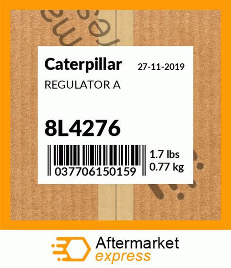 8L4276 - REGULATOR A fits Caterpillar | Price: $982.59