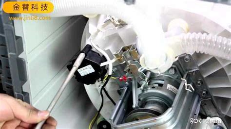 松下波轮洗衣机牵引器排水阀更换拆卸安装方法视频