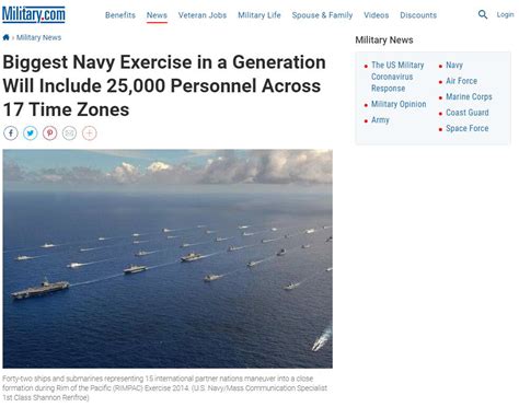 美国将举行“最大规模”海军演习，美媒炒作：测试远距作战对付中俄