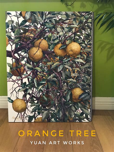 瑟缩的橘子树|纯艺术|水彩|SSSaDo撒度 - 原创作品 - 站酷 (ZCOOL)