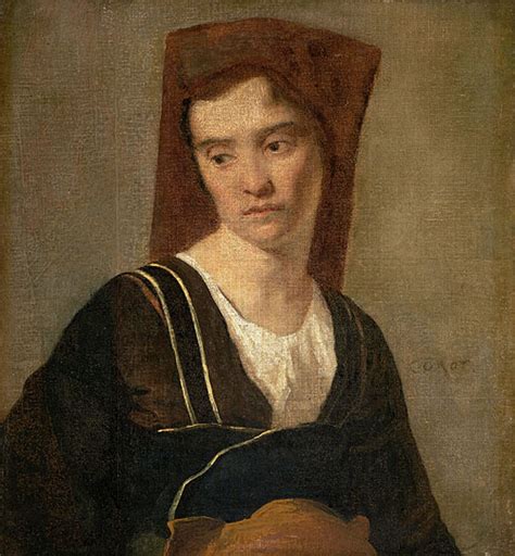 戴白色帽子的农妇（荷兰画家梵高创作的油画）_尚可名片