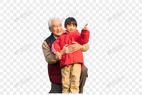 祖孙情爷爷抱着孙子元素素材下载-正版素材400977218-摄图网