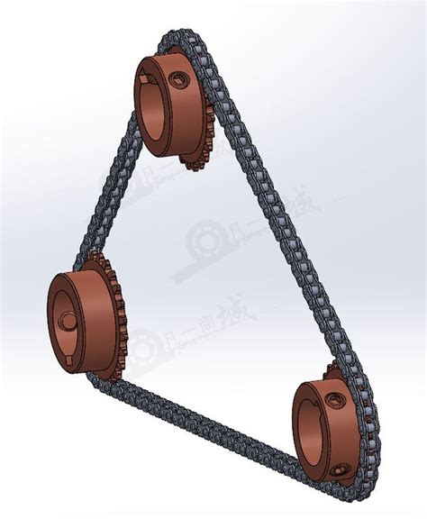 用solidworks装配链轮与链条具体怎么配合？