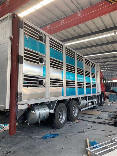 轻量化6米8铝合金拉猪车畜牧业专用活禽运输车-一步电子网