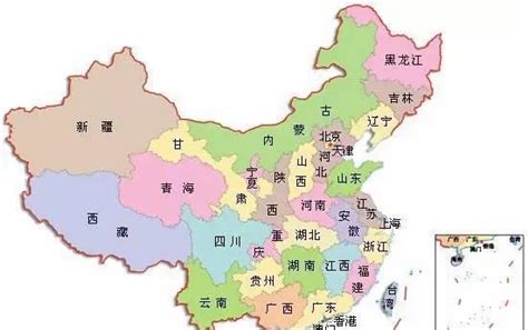 中国各省名字及简称的由来