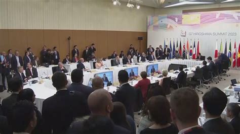 G7广岛峰会发表联合声明等文件 大肆炒作涉华议题_腾讯视频