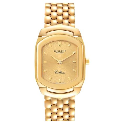 Rolex Cellini Cellissima Yellow Gold Champagne Dial Ladies Watch 6631 ...