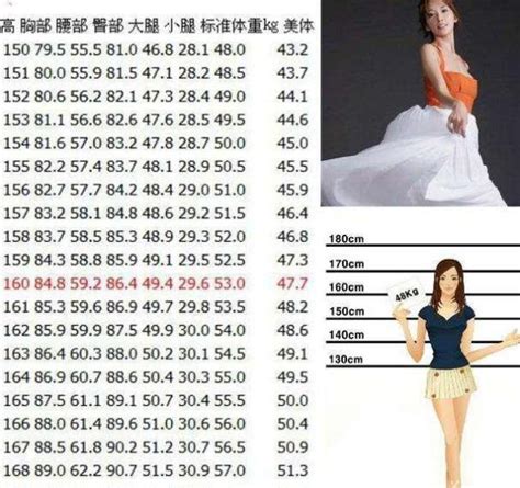 标准体重对照表女生bmi，女性标准bmi对照图-528时尚网