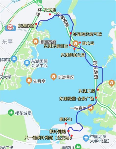 武汉东湖绿道骑行攻略 这8大路线大家可以试试_旅泊网