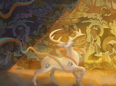 九色鹿壁纸图片