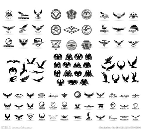 老鹰logo图标设计图__LOGO设计_广告设计_设计图库_昵图网nipic.com