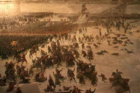 1854年夏，爆发了较大规模的广东天地会武装起义，数月之内起义烽火燃遍广东全省，先后攻克了40余个州县。图为天地会围攻广州(绘画)-军事史-图片