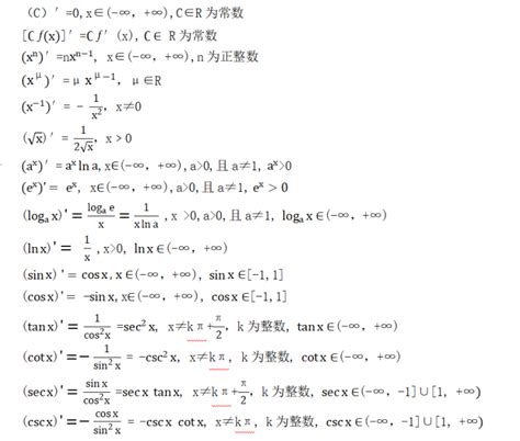 tanx的导数是什么(16个基本导数公式)-海诗网
