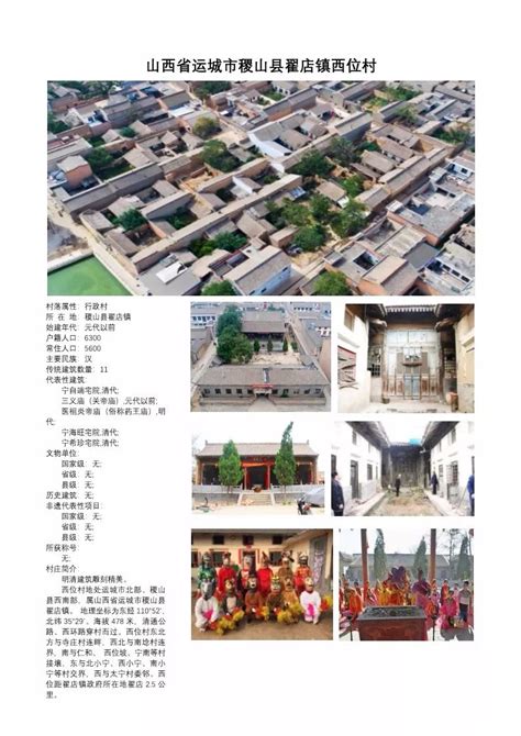 运城这10个村子要出名了！上榜中国传统村落名录，正在公示！_保护