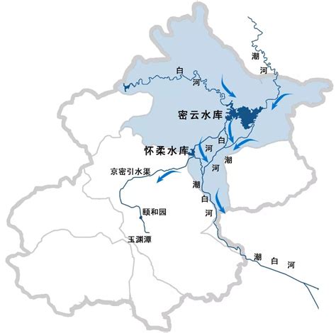 北京水系地图图片