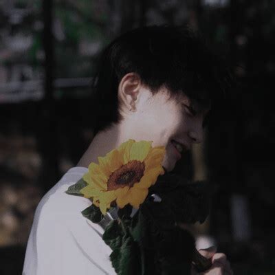 非主流鲜花男孩头像