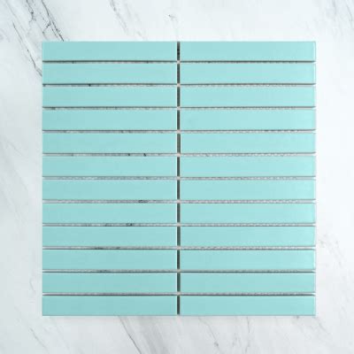 Straight Bond Turquoise | Metro Tiles
