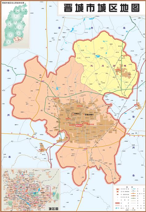 晋城市城区地图 - 中国地图全图 - 地理教师网