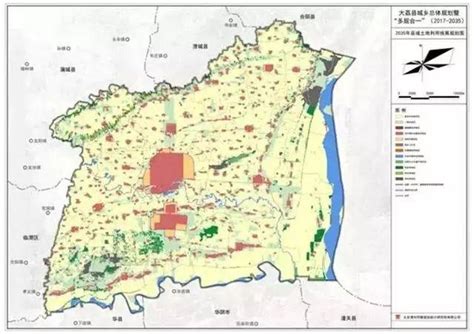 大荔县地图图片