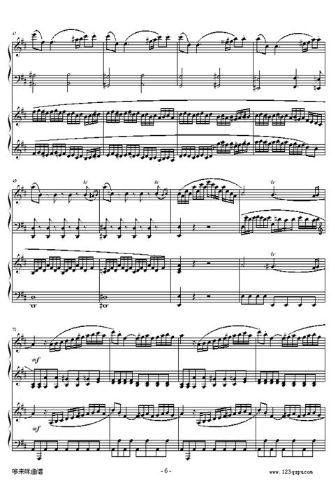 莫扎特D大调双钢琴奏鸣曲K448第一乐章钢琴谱-寒风-虫虫乐谱