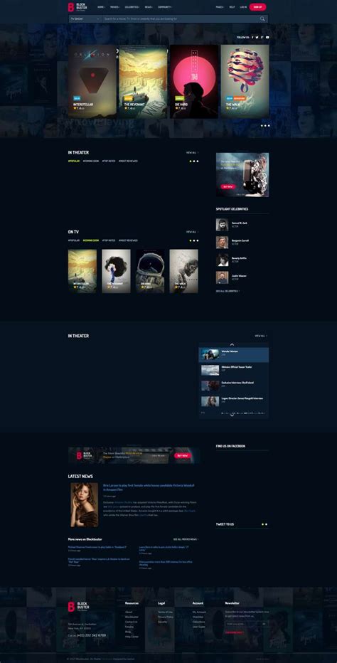 电影网站设计|网页|企业官网|安塔 - 原创作品 - 站酷 (ZCOOL)