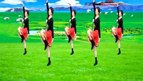 站在草原望北京，草原上大妈广场舞教学演示_腾讯视频