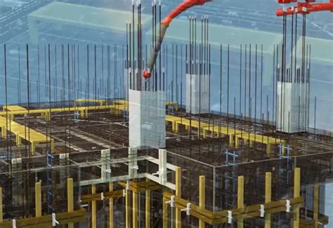 柱模板安装示意图（定型钢大模板)-主体结构-筑龙建筑施工论坛