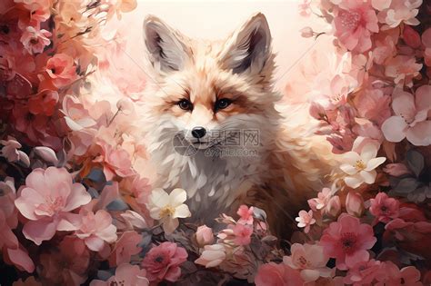 花狐狸图片