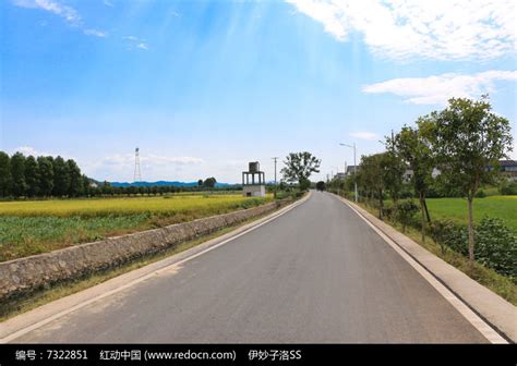 农村水泥路图片,农村水泥路,泥土路_大山谷图库