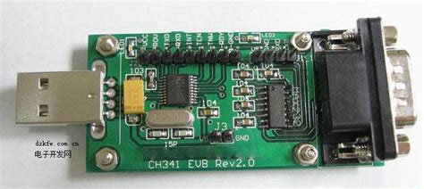 简单USB转串口(RS232)电路图