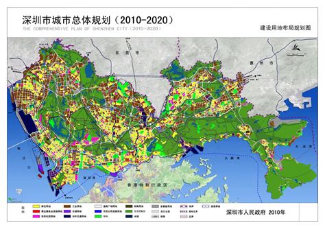 深圳区域图图片