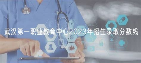 武汉第一职业教育中心2023年招生录取分数线_湖北自考网