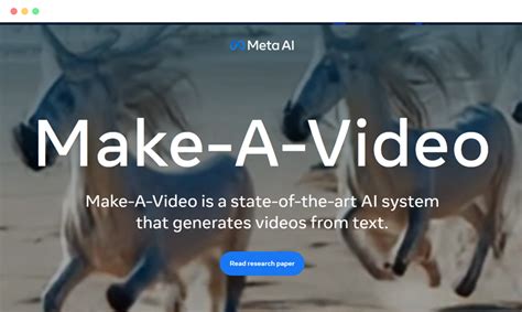 Meta发布Make-A-Video，这个AI文本生成视频工具太神奇了！ | 游戏大观 | GameLook.com.cn