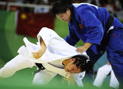 2008北京奥运女子柔道78公斤冠军-杨秀丽 - 中国签名网