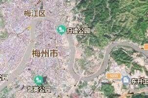 梅州市地图 - 卫星地图、高清全图 - 我查