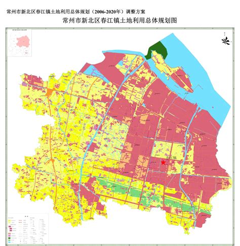 春江镇土地利用总体规划图_信息公开_常州市自然资源局高新区（新北）分局