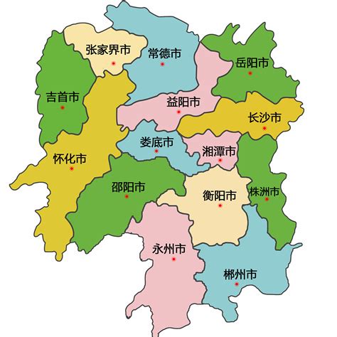 湖南省地图PPT矢量含地级市矢量动态拼图 - 知乎