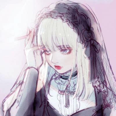 温柔女生洛丽塔头像高清