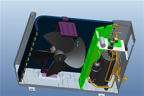 1P空调室外机3D模型下载_三维模型_Pro/E模型 - 制造云 | 产品模型