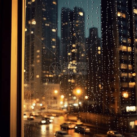 窗外小雨城市高清图片下载-正版图片600212359-摄图网