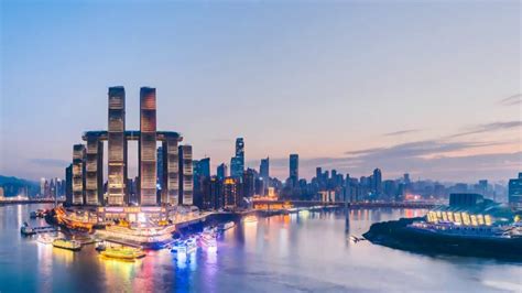 中国海南海口海甸河世纪大桥高视角日转夜延时摄影视频素材_ID:VCG2214117702-VCG.COM