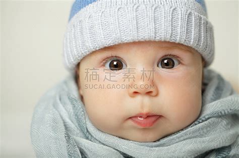婴儿,特写,人的脸部,小的,可爱的,美,半身像,美人,白人,前景聚焦图片素材下载-稿定素材