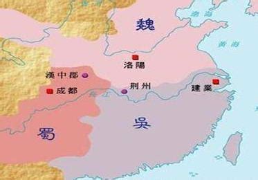 三国历史地图：215年 孙刘分荆州_三国库