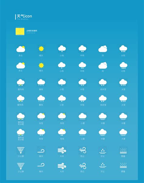天气图标|UI|图标|小树vivi - 原创作品 - 站酷 (ZCOOL)