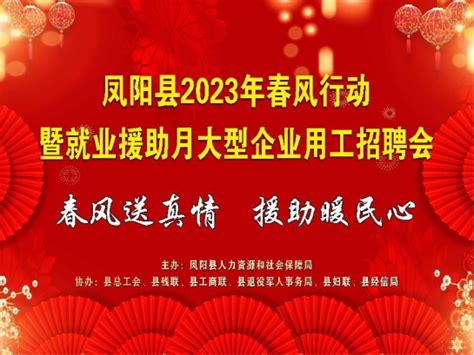 凤阳县举行2023年春风行动暨就业援助月大型用工招聘会的通知_凤阳县人民政府