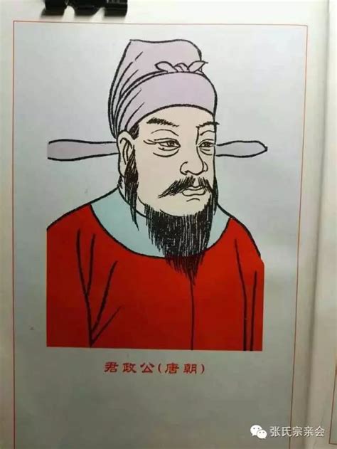 张氏历代十大先祖肖像