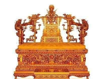 故宫里的这把龙椅已经有500年的历史，龙椅是木头打制的_皇帝_象征_文物