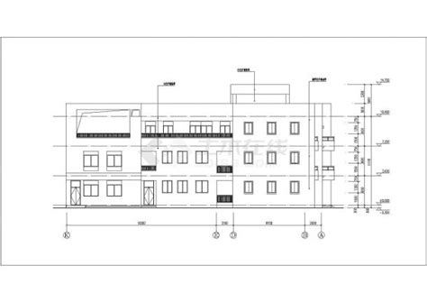 屯昌县三层框架幼儿园综合楼建筑设计方案图_幼儿园_土木在线