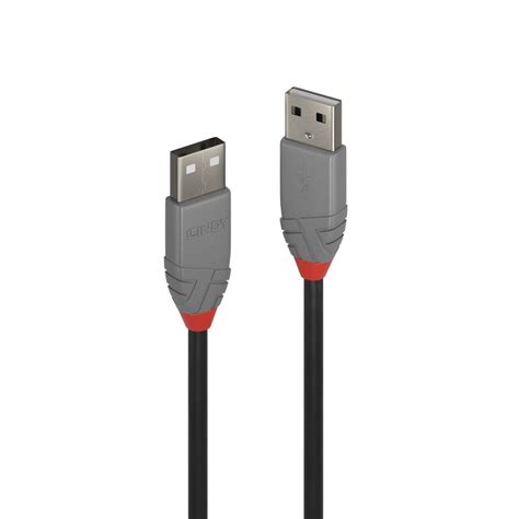 Lindy 36692 Kabel USB 2.0 A-A Anthra Line - 1m cena