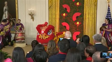 在白宫庆祝Lunar New Year，拜登参加。 - 雪球